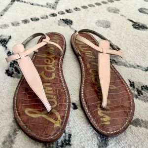 Sam Edelman nude thong sandal